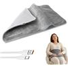 KQWVZ Cuscino Riscaldante USB, Coperta Termica Cuscinetto Riscaldante USB, Scaldamani in Grafene per Il Campeggio, Scaldamani USB per Schiena Collo Crampi Mestruali Sollievo Dal Dolore Mestruale