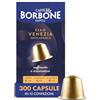 CAFFÈ BORBONE Miscela Ciao Venezia - 300 Capsule ALLUMINIO (30 confezioni da 10) - Capsule Compatibili con le Macchine ad uso domestico