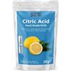 Grocer Planet - Acido Citrico Monoidrato (2Kg) | Qualità Alimentare E330 | Per Cucina, Pasticceria e Enologia | Per cura Lavatrice & Lavastoviglie | Detergente e Disincrostante Naturale