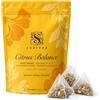 SURIVAE Citrus Balance - Infuso di Zenzero, Limone e Lemongrass | Zenzero, limone e lemongrass, gusto agrumato, ritual energizzante, erboristico, 25 piramidi premium, digestivo naturale