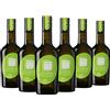 MONINI, Olio Extra Vergine di Oliva Biologico Monocultivar Coratina,100% Italiano Bio, Olive Pugliesi, Cartone da 6 Bottiglie da 500ml