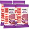 Generico 4X Gallette di Riso Ricoperte Gusto Yogurt e Mirtillo, Snack Dolce Croccante Senza Glutine, Ideale per Merenda e Pausa per fiorentini 100g