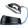 JUST PERFECTO HOUSEHOLD APPLIANCES Just Perfecto Ferro da Stiro a Caldaia 2400 W Vapore Blu Nero | vapore continuo, piastra scorrevole, grande autonomia, stiratura verticale, tutti i tessuti, impugnatura ergonomica