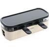 GreenPan Silhouette Connect Gourmet - Teglia antiaderente in ceramica | 31 x 10 cm, con piastra Teppanyaki e 2 padelle, collegabile fino a 6 dispositivi
