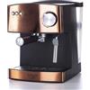 ADLER Caffettiera Espresso, 850 W, Alluminio, Oro