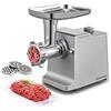 Heinrich´s HEINRICHS - Tritacarne Elettrico 1800W Con 3 Griglie + Accessori Kebbe E Salsiccia, 2kg/Min, Motore Potente, Ingranaggio In Metallo, Macchina per Salsicce Professionale
