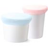 Dotz 2 coperchi salvafreschezza in silicone, blu e rosa, 9 e 11,5 cm