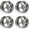 Schmidt 4 Cerchi Schmidt Space 7.0Jx16 ET20 3x112 SIL per Smart ForTwo 3-Loch Typ 451