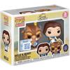 POP Funko POP! Keychain: Disney Beauty and the Beast - 2 Pack | Gadget Ufficiale - Portachiavi con Mini Personaggio da Collezione per Chiavi, Zaino e Borsa - Pensierino e Regalo per Feste