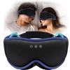 MUSICOZY Cuffie con mascherina per dormire, 100% cotone di bambù 3D | Mascherina per gli occhi da viaggio e per un sonno riposante, lavoro a turni | Cuffie Bluetooth 5.4 per dormire