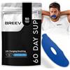 Breev® 60 paradenti Premium Pro Edition | Strisce orali anti-russamento | Mascherina per dormire e smettere di russare | Nastro orale per migliorare la respirazione e il sonno