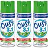 OUST 3 in 1 Spray Disinfettante Igienizzante Elimina Germi Odori Batteri 400 ml| Spray Superfici Tessuti Igienizzante|1 Paio Guanti Omaggio (Set 3x)
