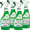 Winni's Naturel Sgrassatore Universale Detergente Spray Multiuso Ipoallergenico con Materie Prime di Origine Vegetale Completamente Biodegradabili - 4 Flaconi da 500ml