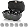 Wokyo 4 batterie ricaricabili per apparecchi acustici 675 e kit di caricabatterie, batterie P675 ricaricabili a lunga durata per apparecchi acustici (6 batterie + caricabatterie)
