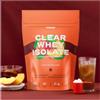 Prozis Clear Whey Isolate Gusto Peach Ice Tea 500g | 82% Proteine, 0g Zuccheri, 91 Kcal, Senza Aspartame, Miscelabilità Juice-Like