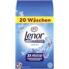 Lenor Detersivo in polvere risveglio primaverile 20 lavaggi pulizia profonda igienica e freschezza duratura