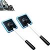 Sdttoab 2 Lavavetri magnetico doppia faccia per parabrezza auto | Utensile per pulire parabrezza doppio lato, kit pulizia vetri auto senza aloni, pulitore magnetico doppio lato per auto
