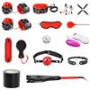Qoosea BDSM Kit Bondage 15 Pezzi, Qoosea SM Sex Restraint Perfetto per Coppie Sex Toys con Vibrante Donna Maschera Coda, Bondage Set Adulti Shop Giocattoli Sessuali Erotici per Coppie Uomo Donna