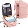 SZLX Zaino Ryanair 40x30x20 Zaino da Viaggio 40x30x20 Ryanair Wizzair Bagaglio a Mano 40x20x25 Donna da impermeabile Zaino Casual Laptop da 14 Pollici con Scomparto per Scarpe