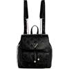 GUESS Cresidia - Zaino da donna, piccolo, con patta, colore: Nero, Nero, One Size, Cresidia - Zaino piccolo con patta