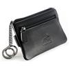 Fa.Volmer Portachiavi 2 scomparti | più 4 scomparti per carte di credito esterne con protezione RFID | vera pelle | con confezione regalo | modello: Keytcher