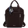 Tamaris zaino per il tempo libero con scomparto per laptop Maleen City Backpack Brown marrone scuro