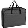 SZLIFE Borsa portadocumenti da lavoro con manico, borsa portadocumenti organizer per uomo e donna, per viaggi di lavoro, riunioni, ufficio, Grigio Scuro 41x13x32cm