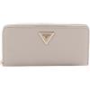 GUESS Laurel SLG Large Zip Around Wallet L Ivory