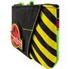 PocketGear Attenzione Iconico Jurassic T-Rex Dinosauro Park Emblema Borsa/Portamonete Cerniera Tasca Portamonete Astuccio, Nero