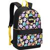 mybagstory Zaino Pokemon per bambini Pikachu, grande zaino scolastico da 43 cm, per ragazzi e ragazze, ideale per scuola elementare e tempo libero, poliestere ad alta resistenza, design ufficiale