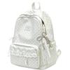 Generic Carino Zaino Da Donna A Pois, Zaino Per Laptop Con Rifiniture In Pizzo | Zaino casual multitasche con ciondolo a fiocco per i viaggi quotidiani a scuola(White)