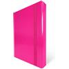 Euro-Cart Cartellina Portadocumenti con Elastico Piatto 1 Pezzo Dorso 5cm Cartellina 3 Lembi Rigida con Elastico in Cartone Plastificato Lucido per Ufficio, Scuola o Studio Made in Italy Azalea