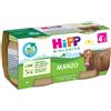 HIPP ITALIA Srl HiPP, Omogeneizzato Biologico di Manzo, 2 x 80 g