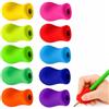 kahdauw 10 x Guida per le dita per la scrittura dei bambini, aiuta a tenere la | Posizione corretta per tenere una penna,Confortevole e morbido,Antiscivolo,Facile da usare,Uso versatile