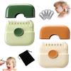 Vgpbphj Trimpocket - Pettine per capelli per bambini, con doppie punte e lame sostituibili, pettine tascabile, tagliacapelli multifunzione 2 in 1, per ragazze a casa (2 pezzi)