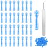 Yatrosynth 100 Pcs Aghi Monouso per Acne, Spremicomedone, per la Togli di Comedoni e Acne sul Viso, Ideale per la Cura della Pelle