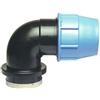 SOMATHERM FOR YOU SOMATHERM PER VOI - plastica curvo femmina per PE tubo D32 - F26 / 34 - bloccaggio esterno