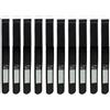 Infitronic PRO 10 fascette stringicavo in velcro con occhiello in metallo su diversi lati 50 x 500 mm (nero)