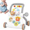 Reikuxa Girello per Bambini Centro Attività Interattivo Musicale Educativo con | Sostegno Postura Eretta Per Allenamento Casa Soggiorno Camera Letto Interni Famiglia Giardino Bimbi e Bambine