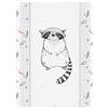 Ceba Baby Fasciatoio da Tavolo rigido 70x50 cm 80x50 cm 2 Cunei Fasciatoio da Lettino Lavabile Fasciatoio da Culla per Bambine e Bambini - procione 70x50