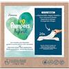 Pampers - Harmony Hybrid, confezione da 20 topping assorbenti usa e getta, extra - 1 pezzo