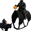 Générique Set costume per cani da cosplay, luminoso e confortevole | Costume Halloween Cavaliere senza testa per cane per foto di cucciolo e spettacolo festivo scena parata passeggiata pho
