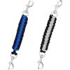 lasuroa 2pz Clip Sicurezza Collare Punte, 17,5cm Cinturino Girevole 360° Collare Cani Guinzaglio Animali Domestici Connettore Imbracatura Doppia Clip Animali Passeggiate Corsa Escursionismo