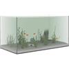 vidaXL Acquario con archiviazione Trasparente 60 x 30 x 30 cm Vetro