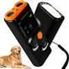 Corpower Antiabbaio per Cani Ultrasuoni 30 Piedi, Dispositivo 2 modalità con Torcia | stroboscopica, taglia piccola media grande, interni esterni, deterrente, efficace, sicurezza, addestramento