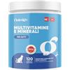 animigo Vitamine Gatto con Minerali, 120 Compresse Masticabili, 18 Vitamine e Minerali, Sistema Immunitario, Ossa, Articolazioni e Pelo, Integratore Recovery Gatto per Tutte le Taglie e Razze, Prodotto in UE