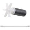 CENGPXGH Girante di ricambio del rotore, albero in ceramica da 2,5 m | Girante filtro miniatura per pompe con 2 m/2,5 m H/L
