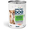 Generico Special Dog Excellence Bocconcini Adult, Cibo Umido per Cani Adulti di tutte le Taglie e Razze, Gusto Coniglio, Made in Italy,6 Lattine x 400g, Alimento Completo.