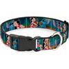 Buckle-Down Plastic Clip Collar - Lilo & Stitch 5-Scene Blocks - 1 Wide - Fits 11-17 Neck - Medium