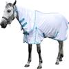 Gallopoff Coperta Antimosche Cavallo con Collo Rimovibile, Traspirante Coperta Estiva in Tessuto a Rete, Cinghie Incrociate Regolabili